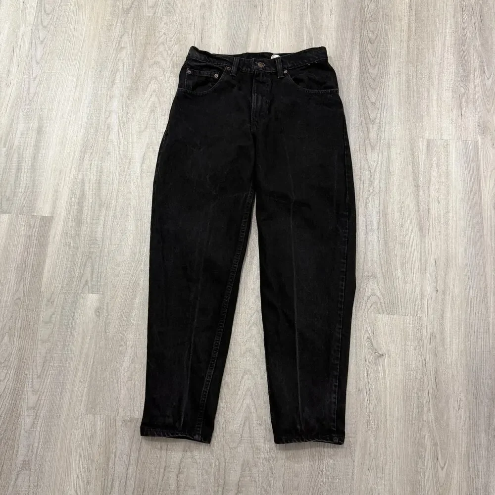 Vintage Levis 560 Loose Fit Tapered Leg Jeans Men's 31x30 Black USA Made 1994